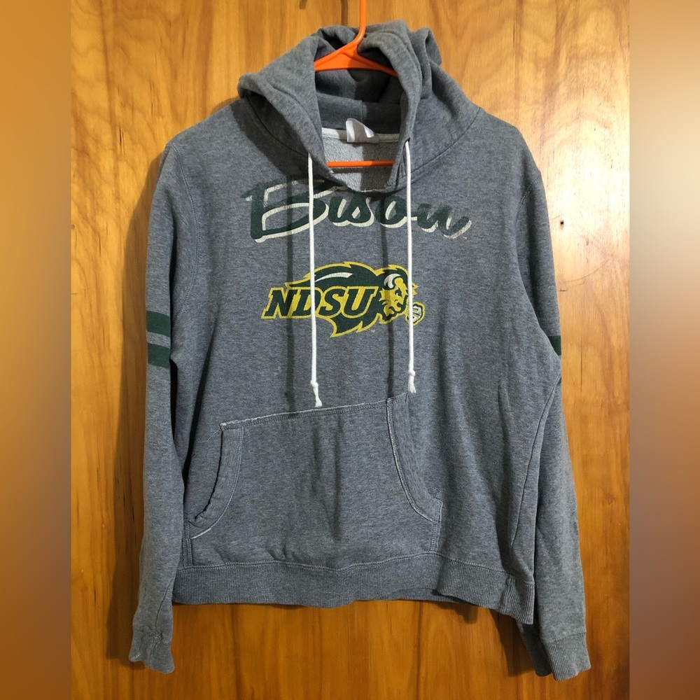 Knights Apparel Gray NDSU Bison Hoodie
